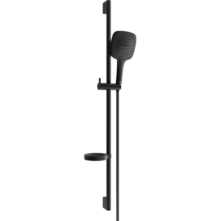 Mexen DS17 sliding shower rail set, black - 785174583-70