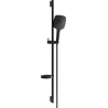 Mexen DS17 sliding shower rail set, black - 785174583-70