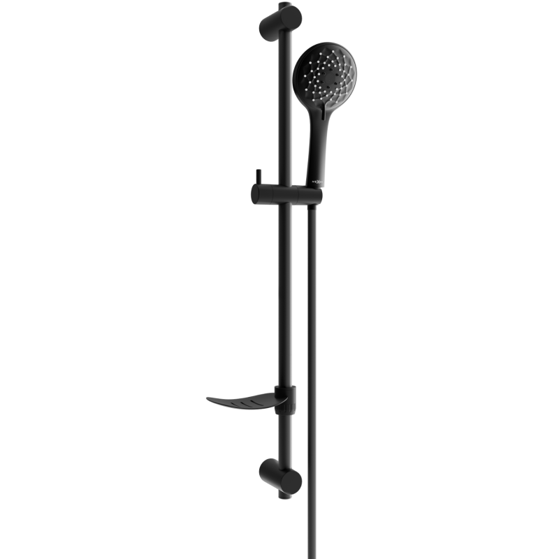 Mexen DF74 sliding shower set, Black - 785744582-70