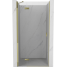 Mexen Mist-H shower door left hinged 90 cm, transparent, gold - 8A5-090-000-50-00-L