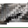 Mexen Lunar-B shower enclosure left 70 x 70 cm, transparent, gun metal - 832-070-070-95-00-L