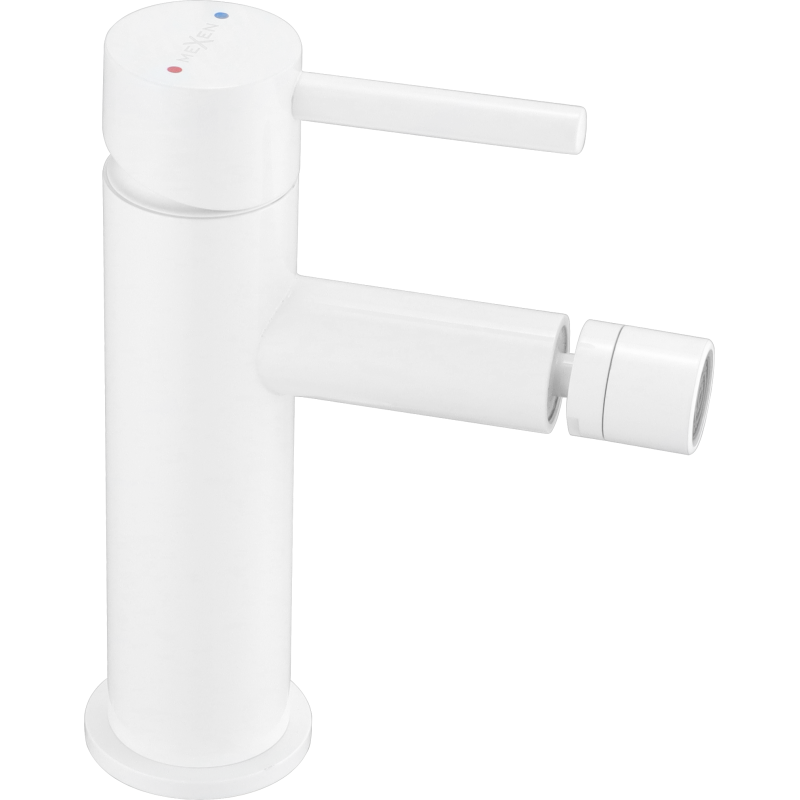 Mexen Elba white bidet faucet - 74120-20