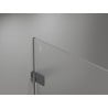 Mexen Lunar-B left hinged shower cabin 95 x 70 cm, transparent, gun metal - 832-095-070-95-00-L
