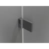 Mexen Lunar-B left hinged shower cabin 95 x 70 cm, transparent, gun metal - 832-095-070-95-00-L