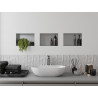 Mexen X-Wall-NR niche shelf without flange 30 x 20 cm, inox - 1911302010