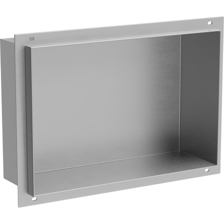 Mexen X-Wall-NR niche shelf without flange 30 x 20 cm, inox - 1911302010