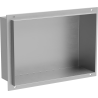 Mexen X-Wall-NR recessed shelf without flange 30 x 20 cm, inox - 1911302010
