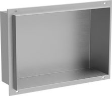 Mexen X-Wall-NR recessed shelf without a flange 30 x 20 cm, inox - 1911302010