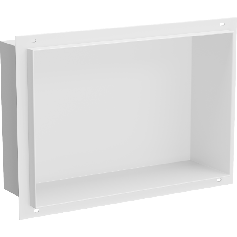 Mexen X-Wall-NR recessed shelf without flange 30 x 20 cm, white - 1921302010