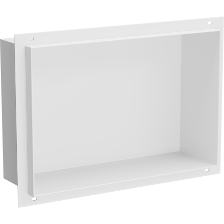Mexen X-Wall-NR recessed shelf without flange 30 x 20 cm, white - 1921302010
