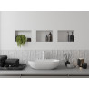 Mexen X-Wall-NR bex collar recess shelf 30 x 20 cm, white - 1921302010