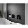 Mexen X-Wall-NR niche shelf without flange 30 x 20 cm, black - 1971302010
