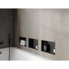 Mexen X-Wall-NR niche shelf without flange 30 x 20 cm, black - 1971302010