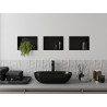 Mexen X-Wall-NR niche shelf without flange 30 x 20 cm, black - 1971302010