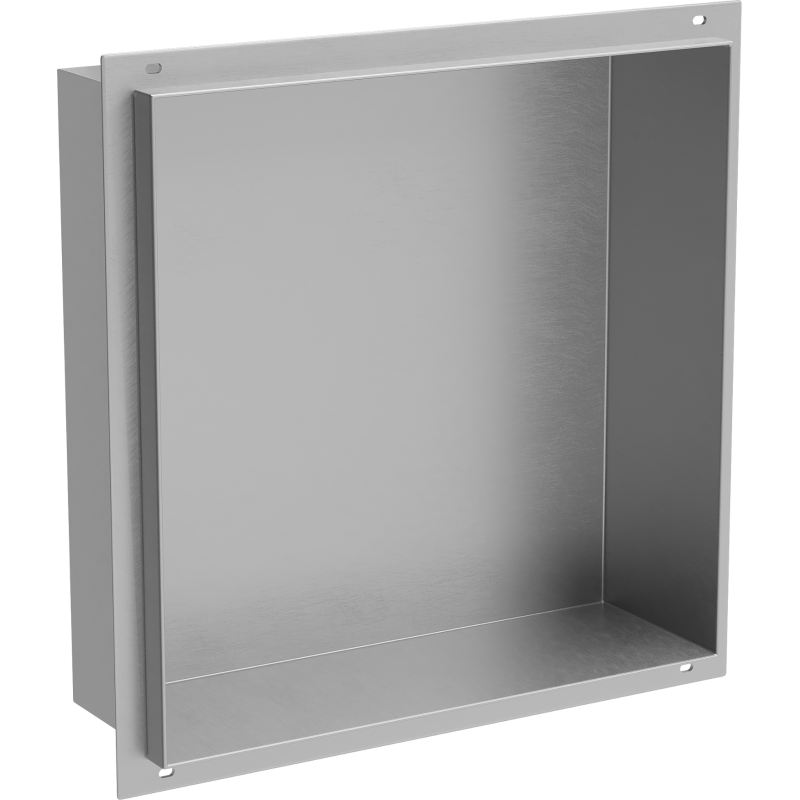 Mexen X-Wall-NR Recessed Shelf Without Flange 30 x 30 cm, Inox - 1911303010