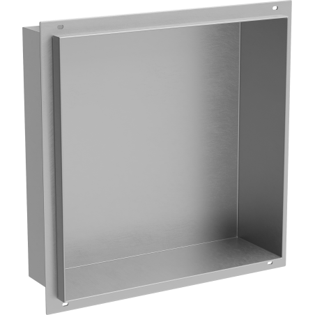 Mexen X-Wall-NR recessed shelf without a flange 30 x 30 cm, inox - 1911303010