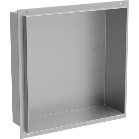 Mexen X-Wall-NR Recessed Shelf Without Flange 30 x 30 cm, Inox - 1911303010