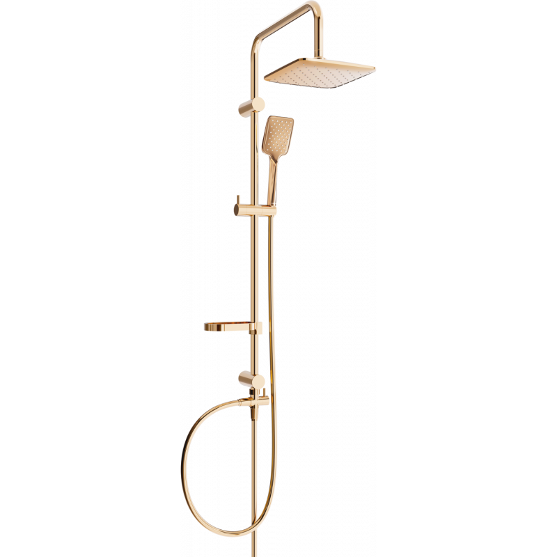 Mexen X62 shower column, Rose gold - 798626291-60