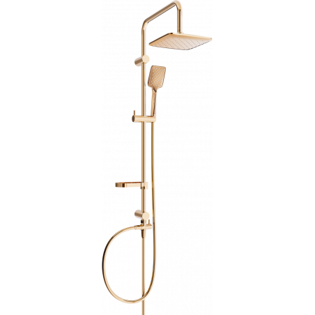 Mexen X62 shower column, Rose gold - 798626291-60