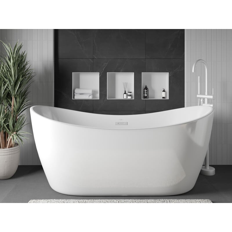 Mexen X-Wall-NR niche shelf without flange 30 x 30 cm, white - 1921303010