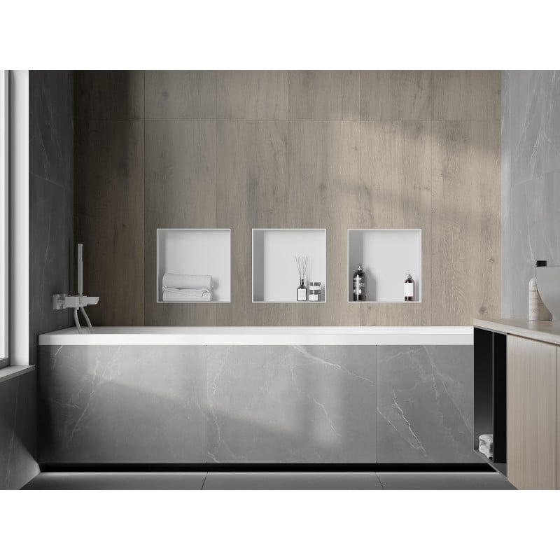 Mexen X-Wall-NR niche shelf without flange 30 x 30 cm, white - 1921303010