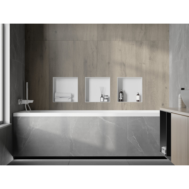 Mexen X-Wall-NR recessed shelf without flange 30 x 30 cm, white - 1921303010