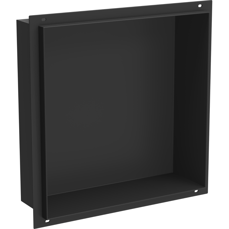 Mexen X-Wall-NR recessed shelf without flange 30 x 30 cm, black - 1971303010