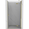 Mexen Mist-H right pivot shower door 105 cm, transparent, gold - 8A5-105-000-50-00-P