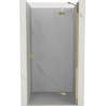 Mexen Mist-H Right Hinged Shower Door 115 cm, Transparent, Gold - 8A5-115-000-50-00-P