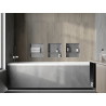 Mexen X-Wall-NR recessed shelf without flange with 30 x 30 cm shelf, inox - 1911303010S