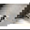 Mexen X-Wall-NR recessed shelf with a flange and shelf 30 x 30 cm, inox - 1911303010S