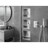 Mexen X-Wall-NR recessed shelf without flange with shelf 30 x 30 cm, white - 1921303010S