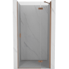 Mexen Mist-H right swing shower door 100 cm, transparent, brushed copper - 8A5-100-000-65-00-P