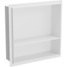 Mexen X-Wall-NR recessed shelf without flange with shelf 30 x 30 cm, white - 1921303010S