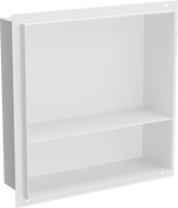 Mexen X-Wall-NR recessed shelf with a flange and shelf 30 x 30 cm, White - 1921303010S
