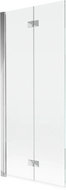 Mexen Mist 2-wing left shower screen 80 x 150 cm, transparent, chrome - 8A9-080-002-01-00-L