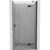 Mexen Mist-H right side-hinged shower door 70 cm, transparent, black - 8A5-070-000-70-00-P