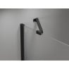 Mexen Mist-H shower door right-hinged 80 cm, clear, black - 8A5-080-000-70-00-P