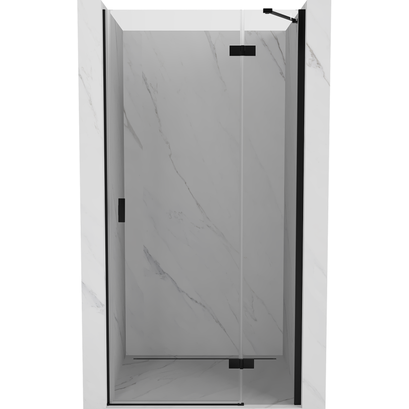 Mexen Mist-H shower door right-hinged 80 cm, clear, black - 8A5-080-000-70-00-P
