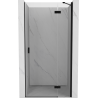 Mexen Mist-H shower door right-hinged 80 cm, clear, black - 8A5-080-000-70-00-P