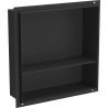 Mexen X-Wall-NR recessed shelf with a flange and shelf 30 x 30 cm, Black - 1971303010S
