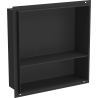 Mexen X-Wall-NR recessed shelf without flange with shelf 30 x 30 cm, black - 1971303010S