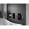 Mexen X-Wall-NR niche shelf without flange with shelf 30 x 30 cm, black - 1971303010S