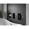 Mexen X-Wall-NR recessed shelf without flange with shelf 30 x 30 cm, black - 1971303010S