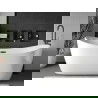Mexen X-Wall-NR recessed shelf with a flange and shelf 30 x 30 cm, Black - 1971303010S