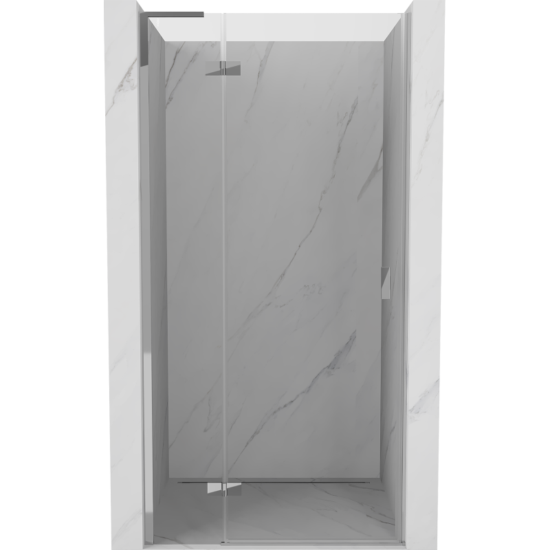 Mexen Mist-H L left-hand pivot shower door 95 cm, transparent, chrome - 8A5L-095-000-01-00-L