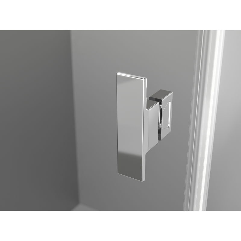 Mexen Mist-H L left hinged shower door 105 cm, transparent, chrome - 8A5L-105-000-01-00-L