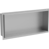 Mexen X-Wall-NR recessed shelf without a flange 45 x 20 cm, inox - 1911452010