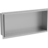 Mexen X-Wall-NR recessed shelf without flange 45 x 20 cm, inox - 1911452010