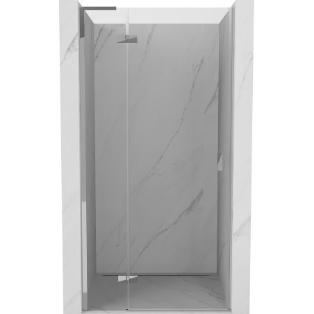 Mexen Mist-H L Left Hinged Shower Door 120 cm, Transparent, Chrome - 8A5L-120-000-01-00-L